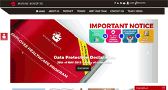 Desktop Screenshot of marinebenefitsas.com